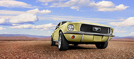Auto Retouching: Ford Mustang