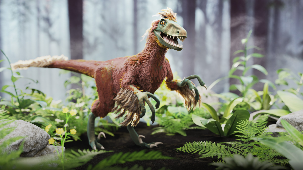 3d dinosaur illustration